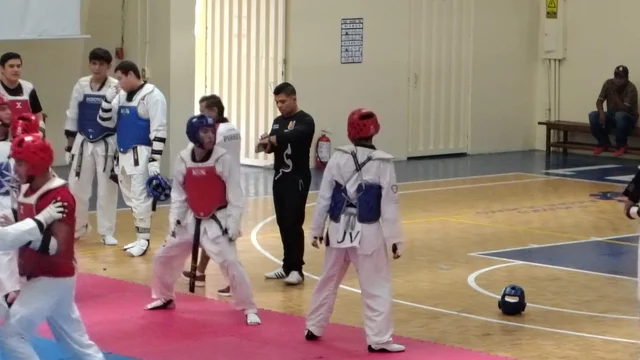 Entré a competir con el equipo del ITP en taekwondo