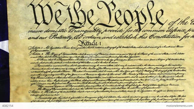The constitution of The United States of America