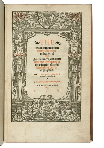 Publication of the Book of Common Prayer