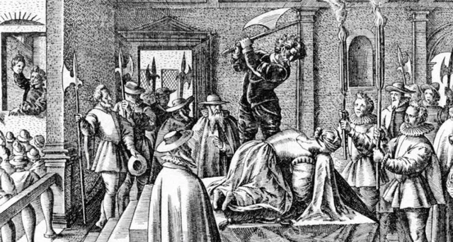 The execution of Mary Queen of Scots