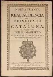 EL DECRET DE NOVA PLANTA