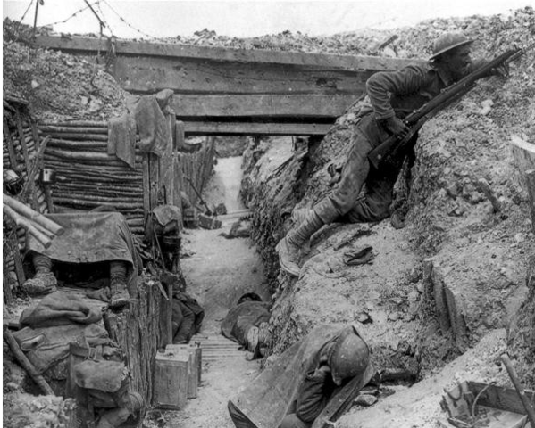 Germans attack the Allies at Verdun in the Battle of the Somme