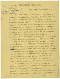 The Interception of the Zimmermann Telegram