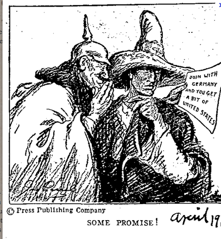 U.S. intercepts the Zimmermann Note