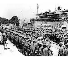 The Landing of the American Expeditionary Force in France