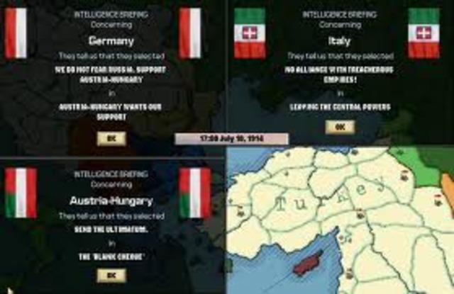 Triple Alliance is formed between Germany, A-H, Italy