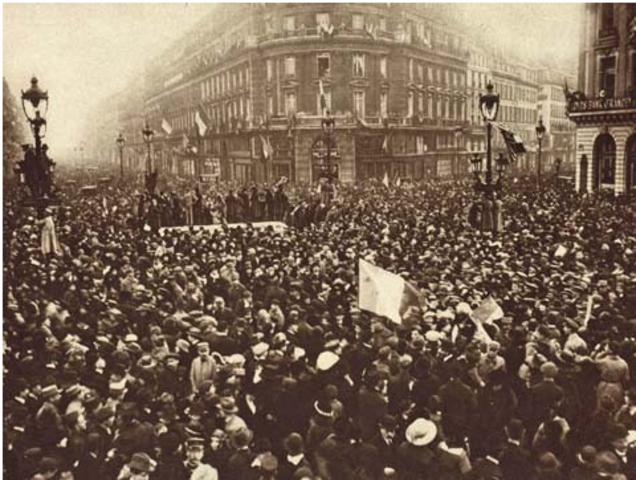 1918 Kaiser Wilhelm II stepped down from power, Germany declared itself a republic