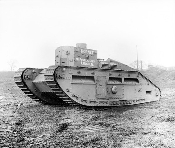 First time to use tanks in battle at Somme