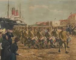 The Landing of the Expeditionary Force in France