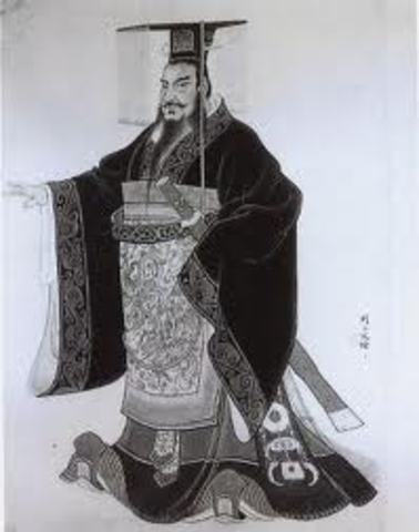 Emperor Shi Huangdi was a very strong leader in the Qin dynsaty. He made powerful armies and a strengthening government.