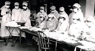 The beginning of the spanish flu epidemic