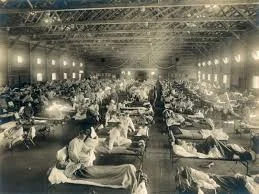The Begging of the Spanish Flu Epidemic