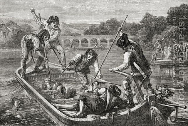 1793-1794 The Reign of Terror court sentenced 20,000 to 40,000 people to death