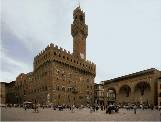 Piazza Della Signoria with Palazzo Della Signoria