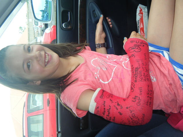 I broke my arm :(