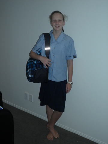 First day at Bucklands Beach Intermediate