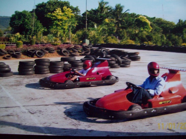 1st time I went go-carting.