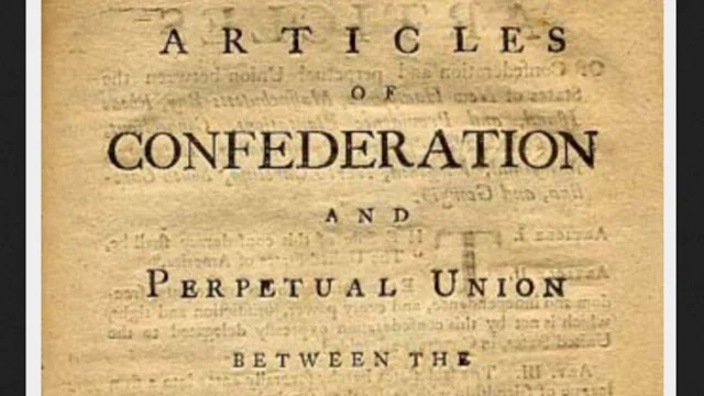 Articles of Confederation