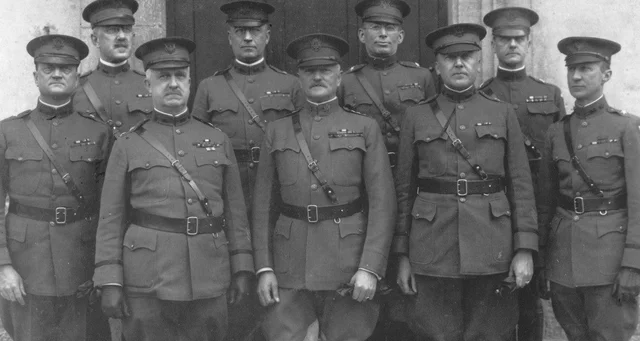 The Landing of the American Expeditionary Force in Force
