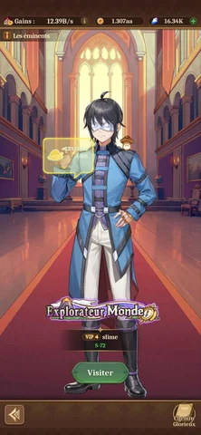slime, Explorateur Monde