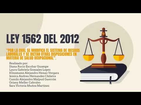 LEY 1562 de 2012