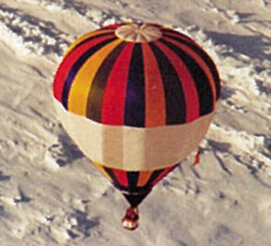 Εγκατάλειψη του θερμού αέρα  ως μέσο εξασφάλισης άνωσης