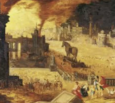 Caída de Troya.
