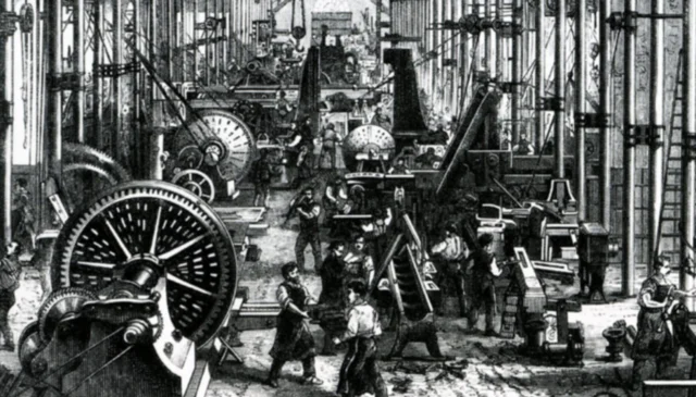 Inicio de la Revolución Industrial.