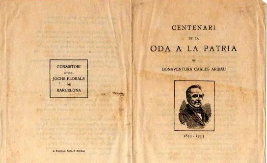 Publicació de l’oda a la pàtria, de Bonaventura Carles Aribau.
