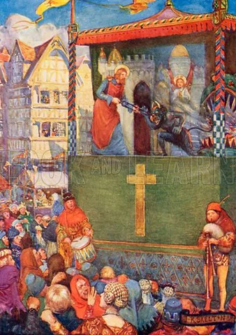 Development of Miracle Plays (1100-1150)