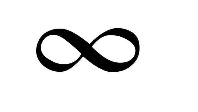 infinity symbol (∞)