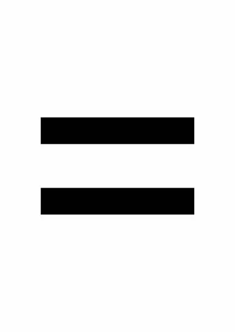 Equal symbol