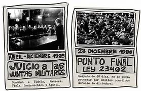 Ley de punto final y obediencia debida
