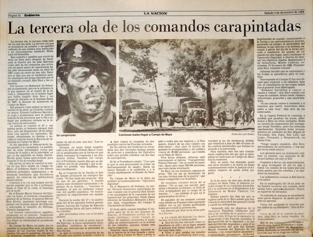 Primer, segundo y tercer levantamientos