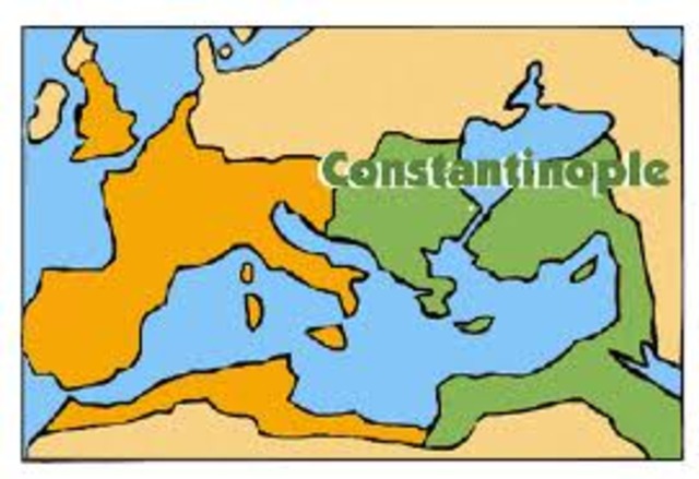constaine moved to the capital of eastern roman empire