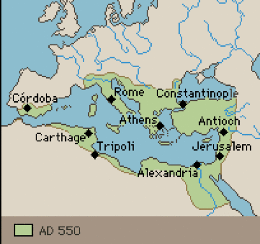 Constantine moved rhe capital of Eastern Rome