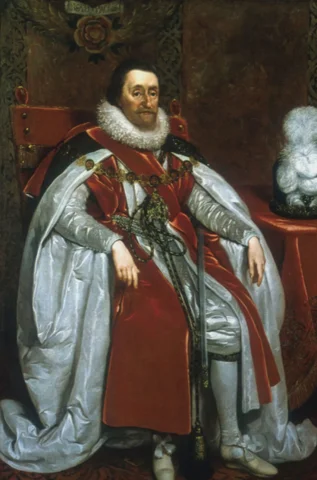 The coronation of James I