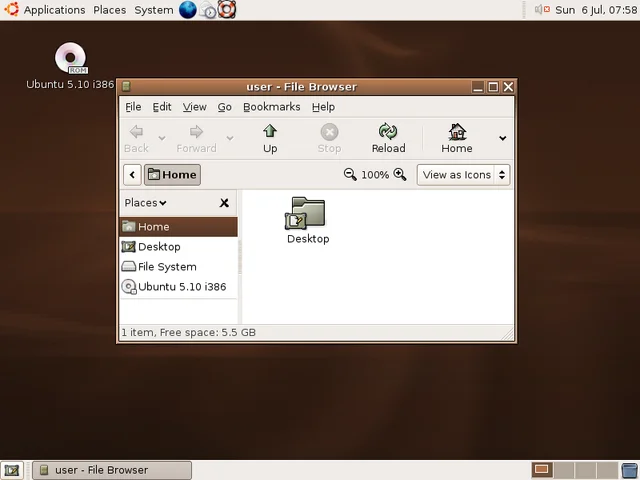 UBUNTU 5.10 BREEZY HADGEHOG