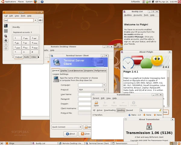 выпуск Ubuntu 8.04 LTS «Хардкорная выдра»