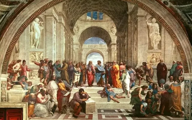 The school of Athens, by Raphael Sanzio