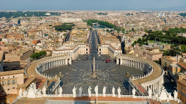 Saint Peter's square project by Bernini