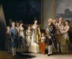 Carlos IV of Spain and his family, by Francisco de Goya