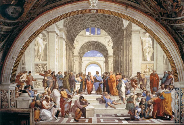The school of Athens by Raphael Sanzio