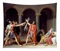 Oath of the Horatil by Jacques-Louis David