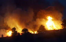 Incendio forestal de Guadalajara
