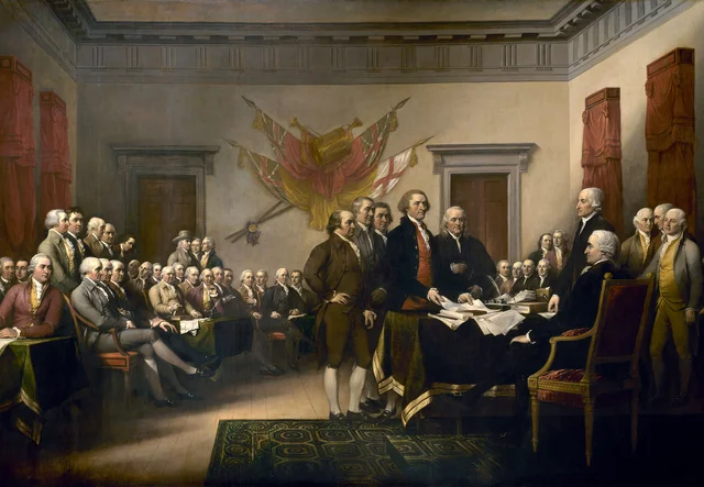 Amerikanen verklaren zich onafhankelijk