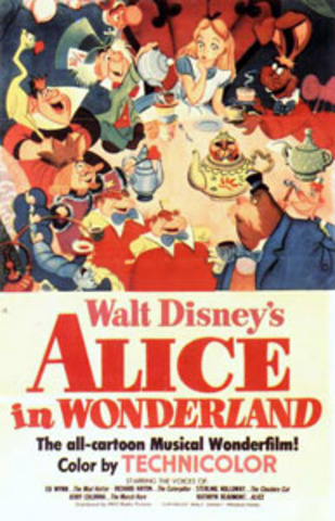 Alice in Wonderland (Disney movie) shows