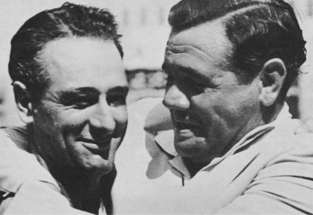 Babe ruth and his dad