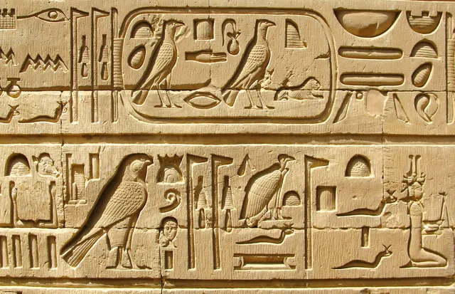 Development of Egyptian Hieroglyphs Writing