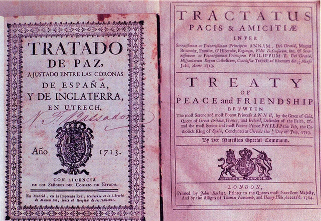 TRATADO DE UTRECHT 1712
